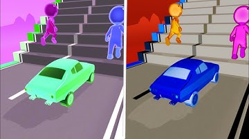 Shape shifting vs Reverse gameplay Ball Colour Run walkthrough , iOS Android New Update part : 342