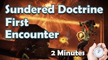 Eerste ontmoeting Sundered Doctrine Gids Destiny 2 in 2 minuten.