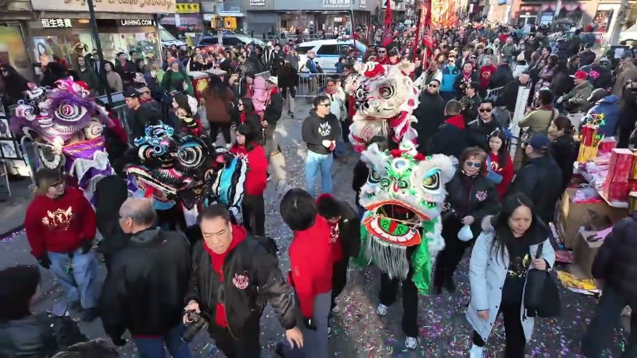 NandoNYC: Chinatown Lion Dance Parade P3 