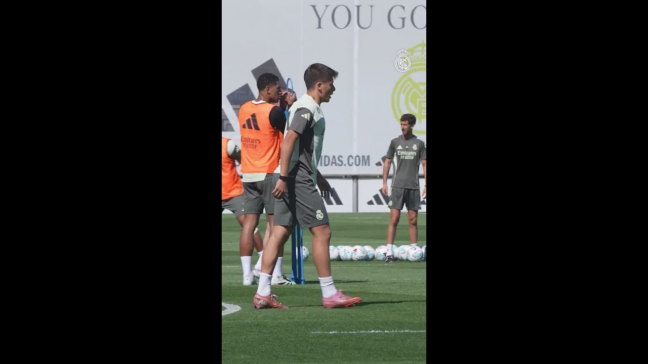 GOLAZO de ARDA GÜLER en el ENTRENAMIENTO del REAL MADRID