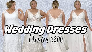 Plus size wedding dress try on haul! | JJ's House!