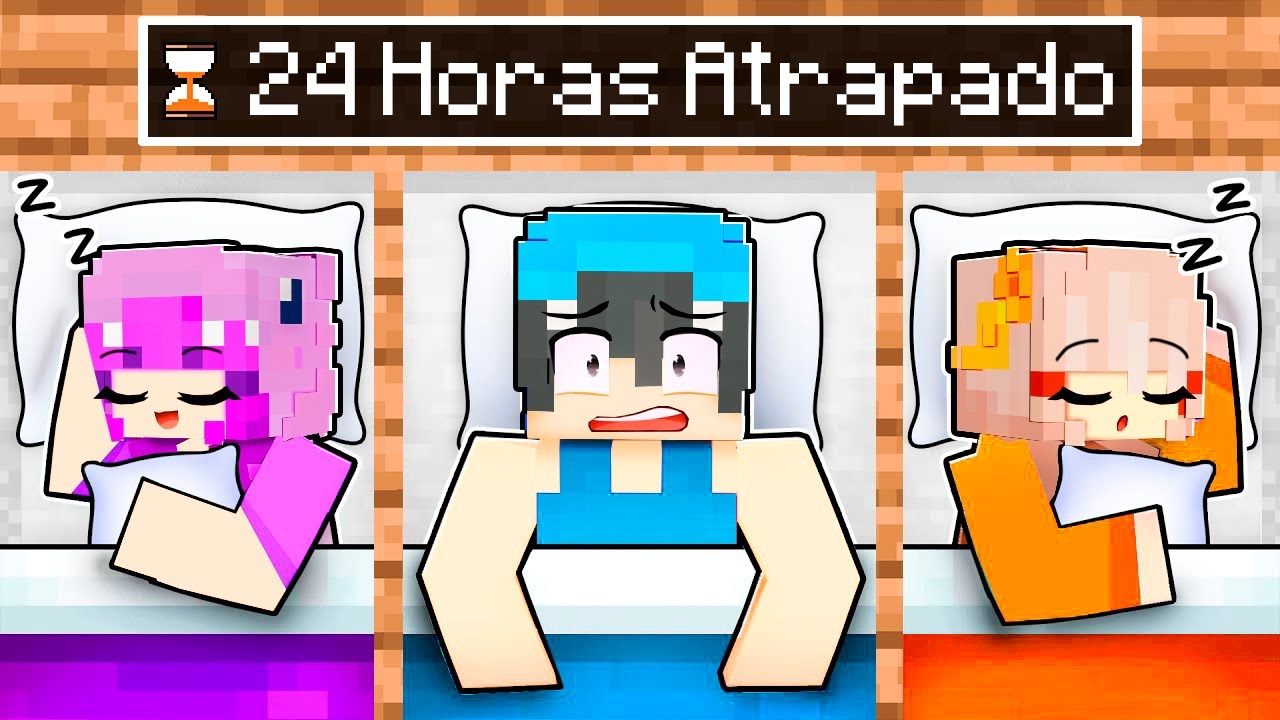Atrapado en una Noche de SOLO CHICAS en Minecraft