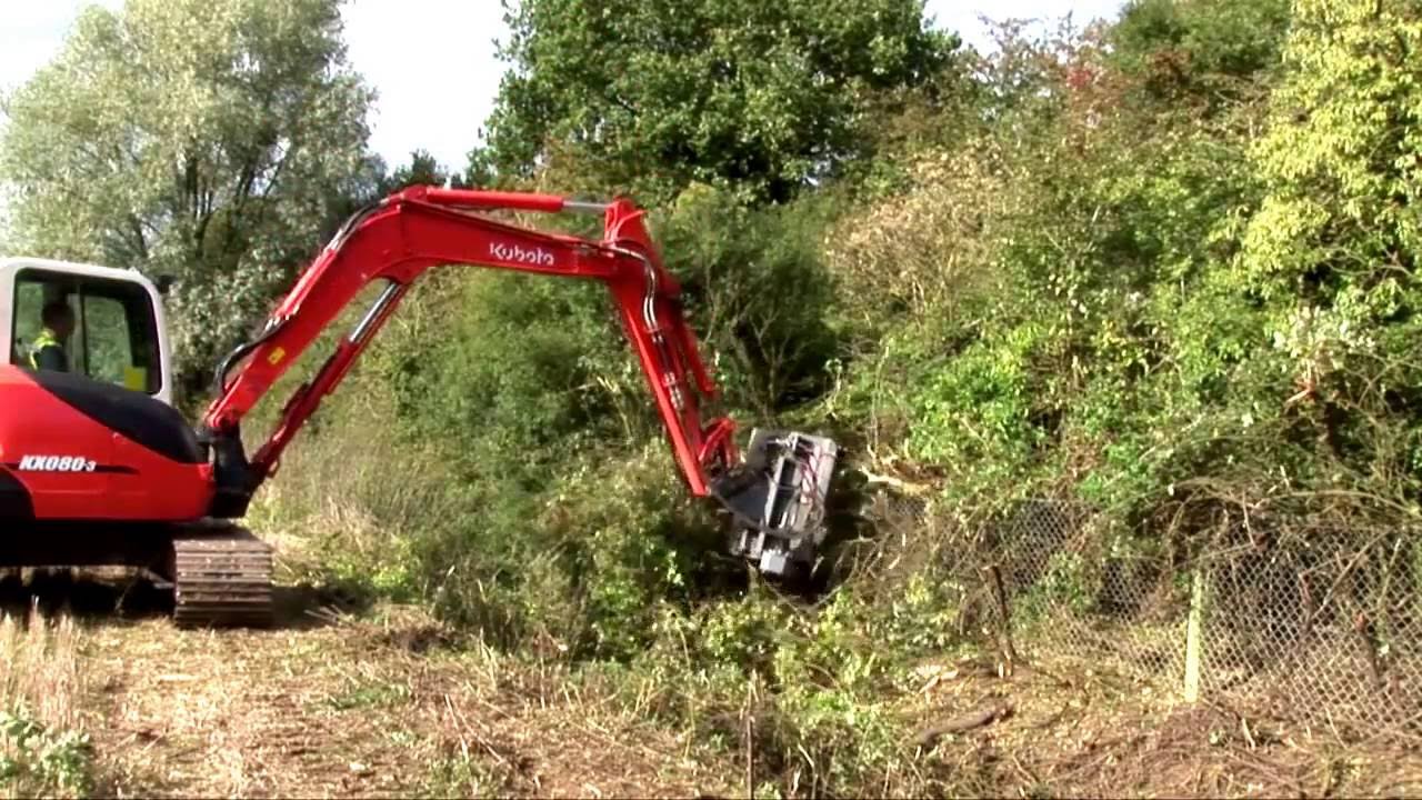 Tocator forestier hidraulic OSMA TFL 100 pentru excavatoare