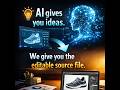 Trig Agency – Convert AI Generated Design to Print-Ready Source File | Vector & Editable Artwork