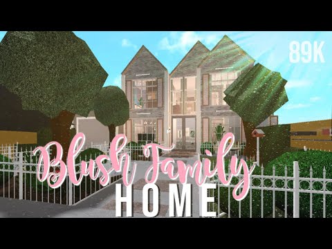 Bloxburg Blush Family Home 89k Youtube - blush family home 165k roblox bloxburg youtube
