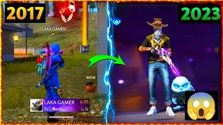 FREE FIRE PLAYERS 2017 VS 2023 FF vs New | Garena free fire