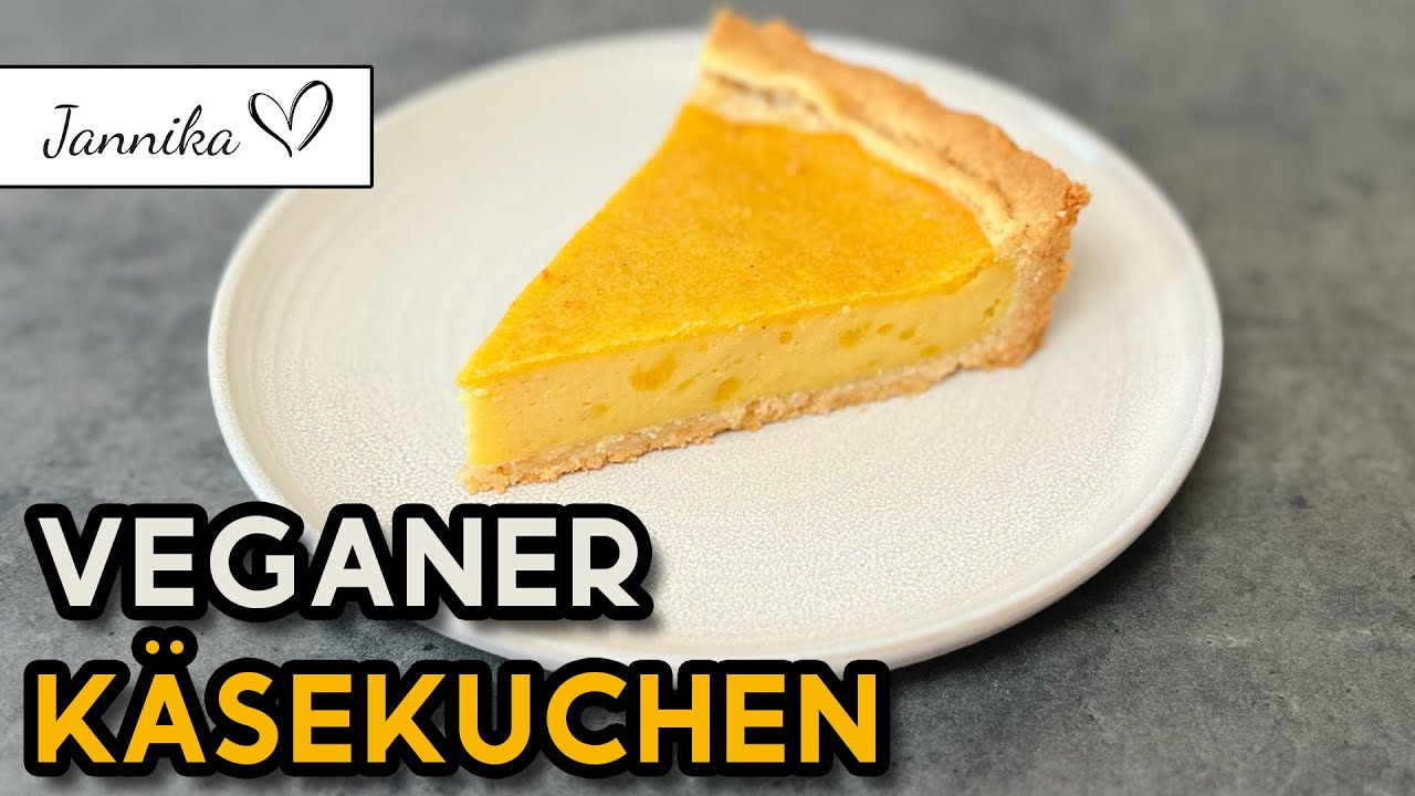 Der beste vegane Käsekuchen! - Cremige Füllung, Knuspriger Rand..