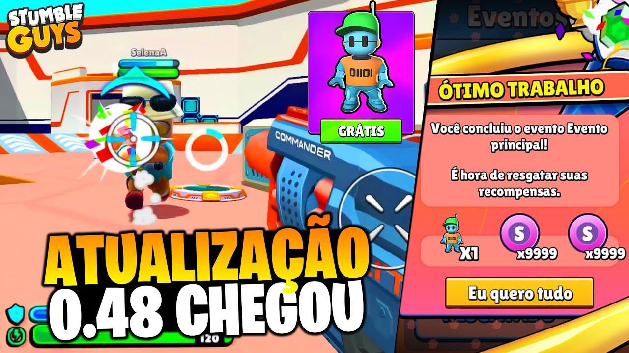 Stumble Guys adiciona novos impulsos e um novo mapa em parceria com a NERF