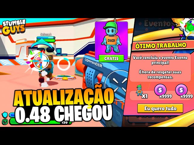 Novas Skins e Mapa: Atualização 0.48 do Stumble Guys - Dluz Games