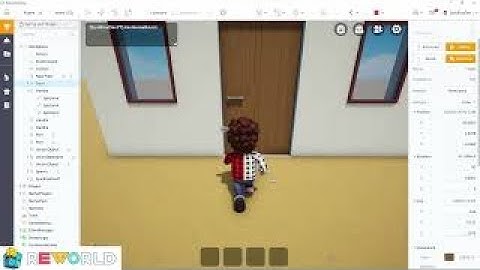 🎮Make games with the Reworld editor | The birth of the engine spring hinged door