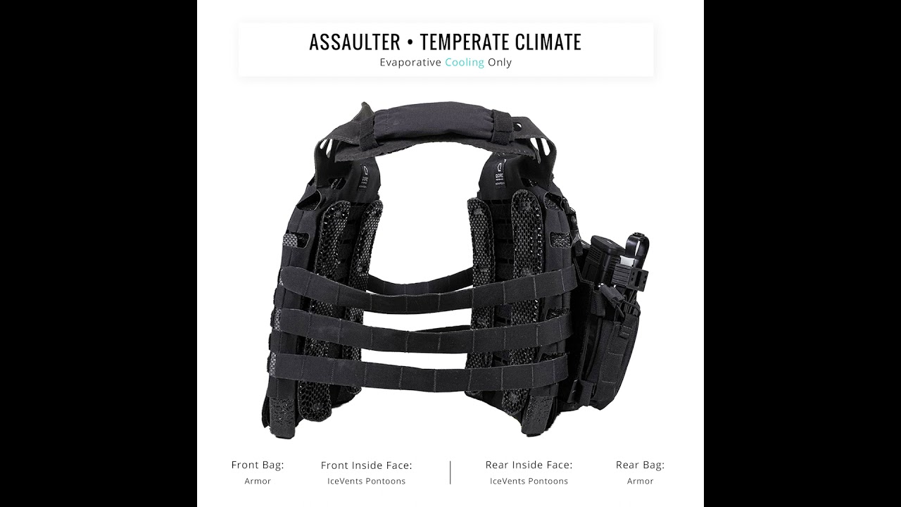Plate Carrier Setups: Assaulter | Temperate Climate Ventilated Front and Back Body Armor (2/5)