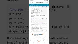 draw a circle and radius over mobile matlab urdu/hindi