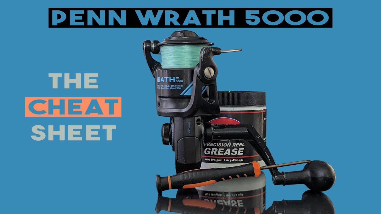 Penn Wrath 5000 - How to take apart, service and reassemble - Fishing Reel  Repair 
