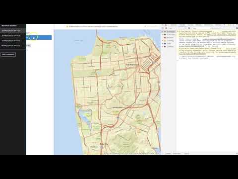 geoWidgets Mercator to Wgs84 Example