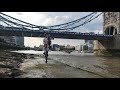 WHEELIES ON THE EDGE OF THE RIVER THAMES!! (RISKY!)