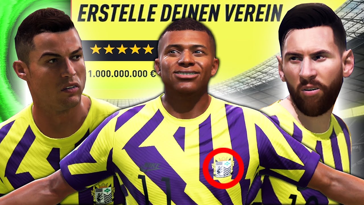 Fifa 22 Eigenen Spieler In Eigenen Verein FIFA 22 : CR7, MESSI & MBAPPÉ IM EIGENEN VEREIN !! 😍 Create A Club