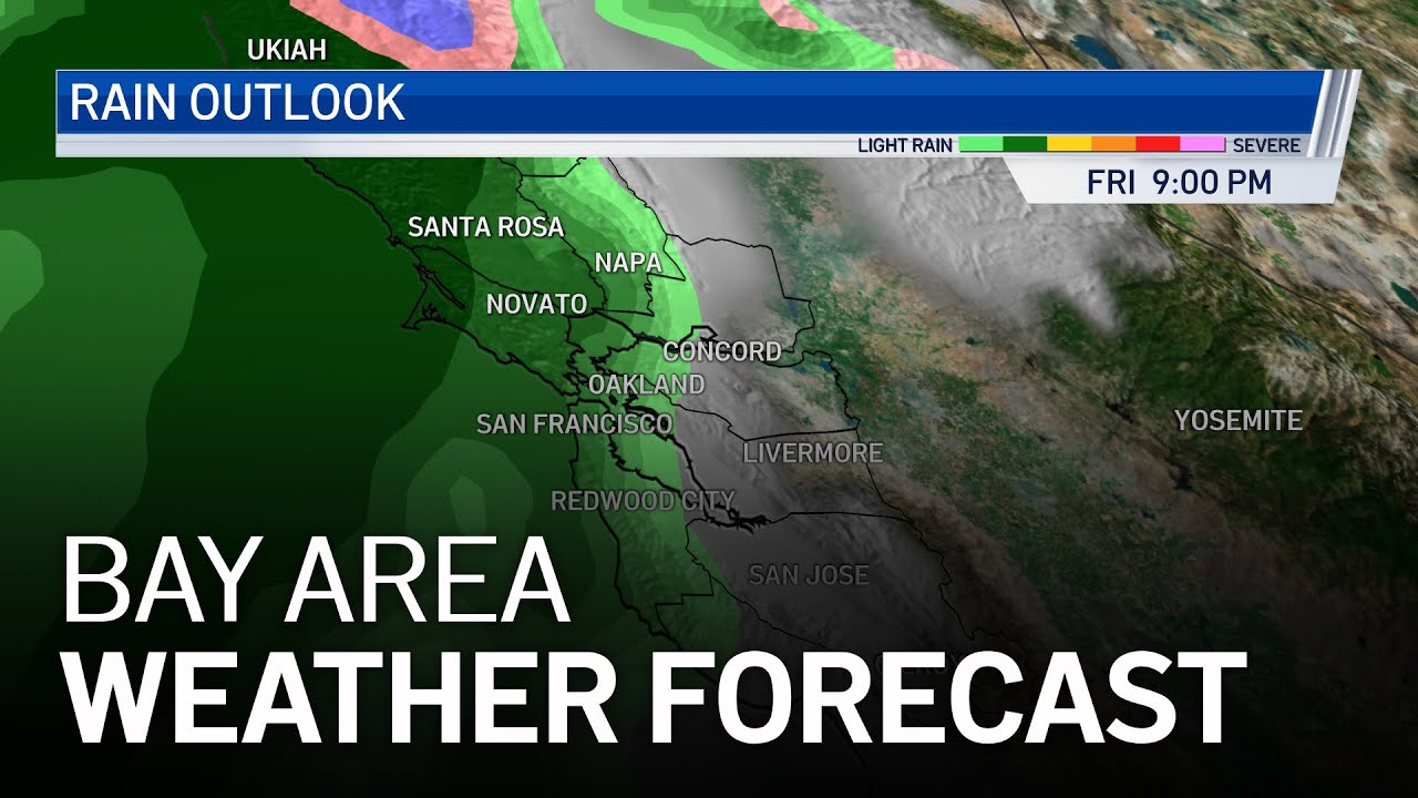 Bay Area Forecast: Rain Chance Soon - YouTube