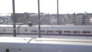 E2 Shinkansen running pass Omiya Railway Museum