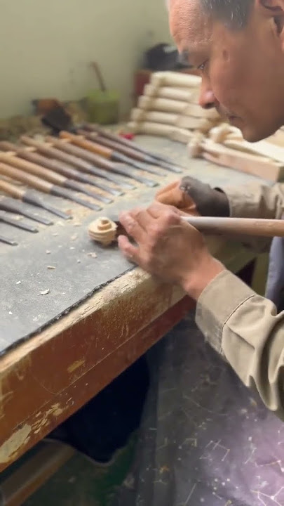Scroll Carving #violin #music #woodworking #woodcarving #luthier #crafts #craftsman #handmade