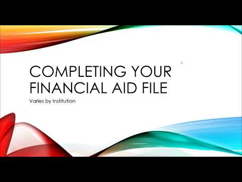 After Completing the FAFSA or WASFA: Completing Your Financial Aid File (SSC Welcome Center)