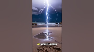 Thumbnail of Lightning Turns Sand Into Glass! 😱⚡️ #facts #lightning  #didyouknow