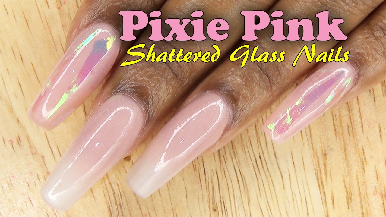 BLUSH from the ShATTERED GLaSS TRIo- 10 Toxin Free Nail Polish- Vegan -  Addictive Cosmetics