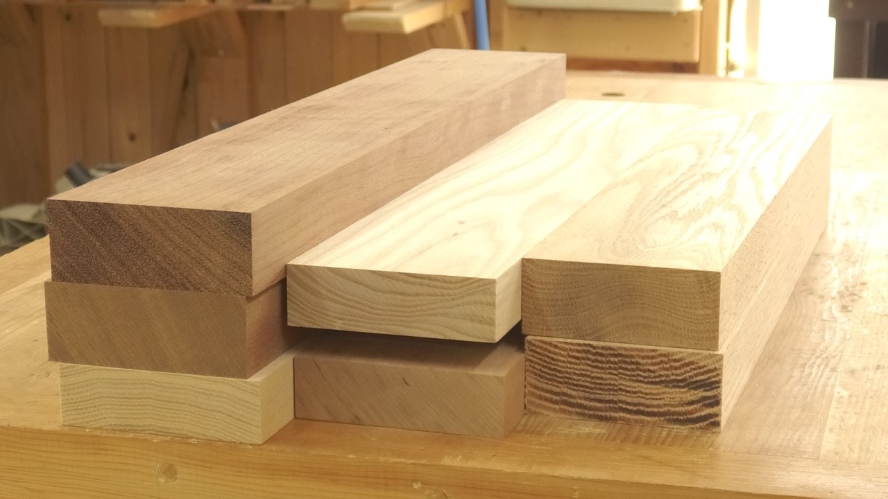 【木工DIY】様々な樹種で作った木製ハンマーにLaserPeckerの彫刻機で刻印して見た目も威力も最強にしてみた