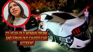 22-Year-Old Rich Second-Generation Woman Drunk and Frivolous Caused Shocking Car Accident