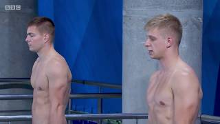 SYNCHRONISED 3m  SPRINGBOARD MEN'S - FINAL - European Championships - Glasgow - 10th August 2018