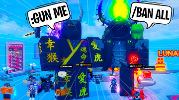 ABUSING ADMIN COMMANDS In Roblox Blade Ball