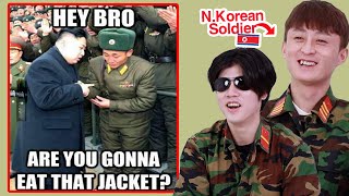 North Korean Soldiers React to KIM JONG UN MEMES | GIFT UNBOXING