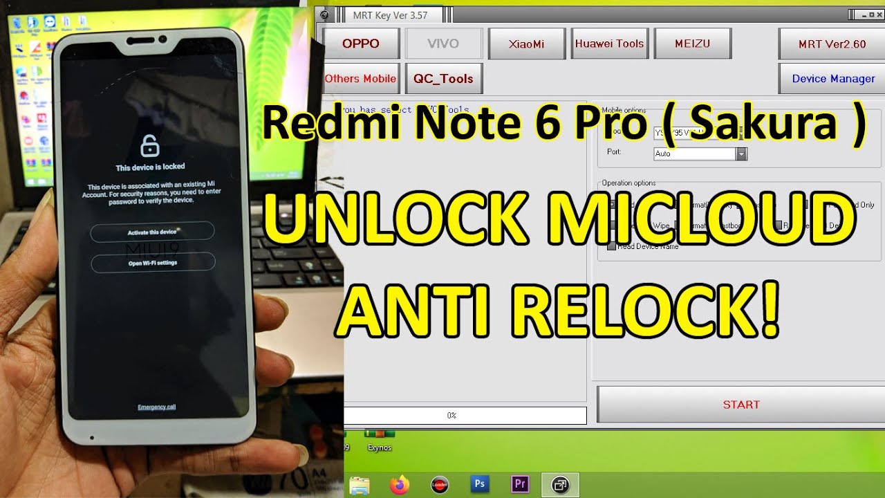 Redmi 6 Pro Sakura Unlock Bootloader