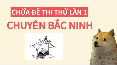 CHỮA ĐỀ THI THỬ LẦN 1 MÔN TOÁN - CHUYÊN BẮC NINH | XDMATHS