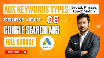Types of Keywords in Google Ads | Broad, Phrase, Exact & Negative Keywords Explained