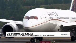Confusion over US stimulus plans as Pelosi rejects airline aid