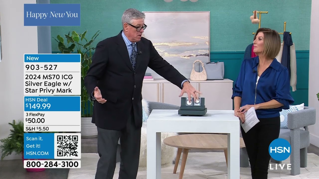 2024 MS70 ICG Silver Eagle Dollar Coin with Star Privy M...