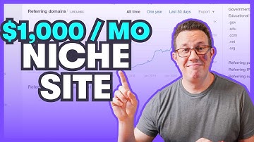 I started a niche site! // Here