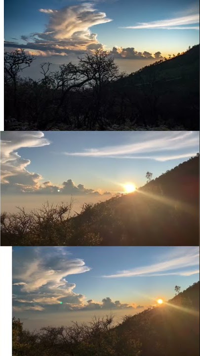 Sunrise on Ijen mountain, its truly wonderful #ijen #ijencrater #ijengeopark #banyuwangi #getoutside