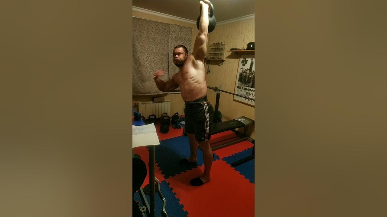 Жим гири 80 кг