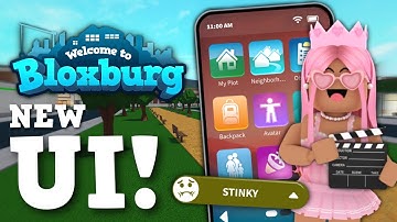 NEW BLOXBURG UI UPDATE! + YOUR OPINIONS AND FEEDBACK!
