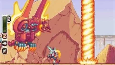 Mega Man Zero 4: Heat Genblems Stage- No Damage, S Rank