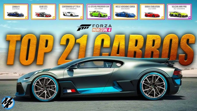 FORZA HORIZON 4 - TOP 5 CARROS PARA CORRIDAS ONLINE! 🔝 feat. Muka