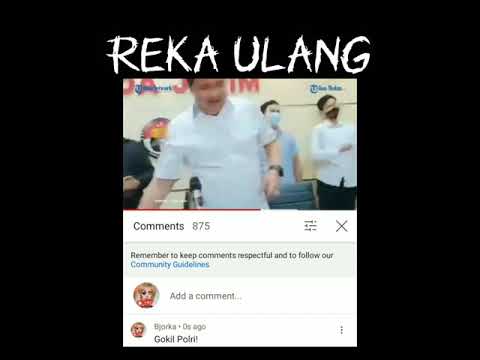 Reka Ulang Tersangka Kebaya Merah