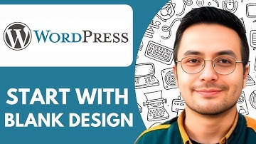 How to Start with a Blank Design in Wordpress (blank Canvas Theme)  - 2025  (fast & Easy)