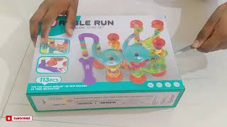 Chocozone - Marble Run Track [Unboxing] | Marble Run Toy Set | Chocozone Marble Run