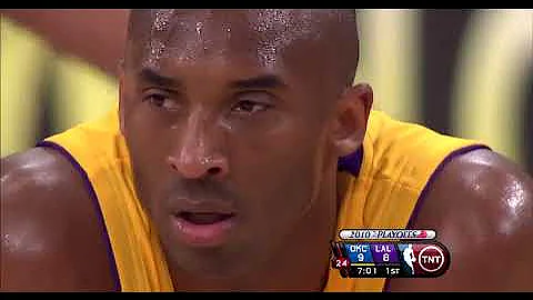 NBA Playoffs 2010 Game 2 Oklahoma City Thunder vs. Los Angeles Lakers Kevin Durant vs. Kobe Bryant