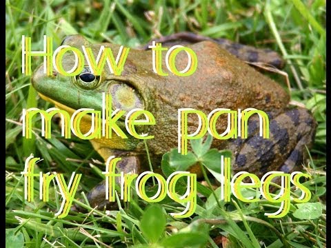 How to make pan fry frog legs