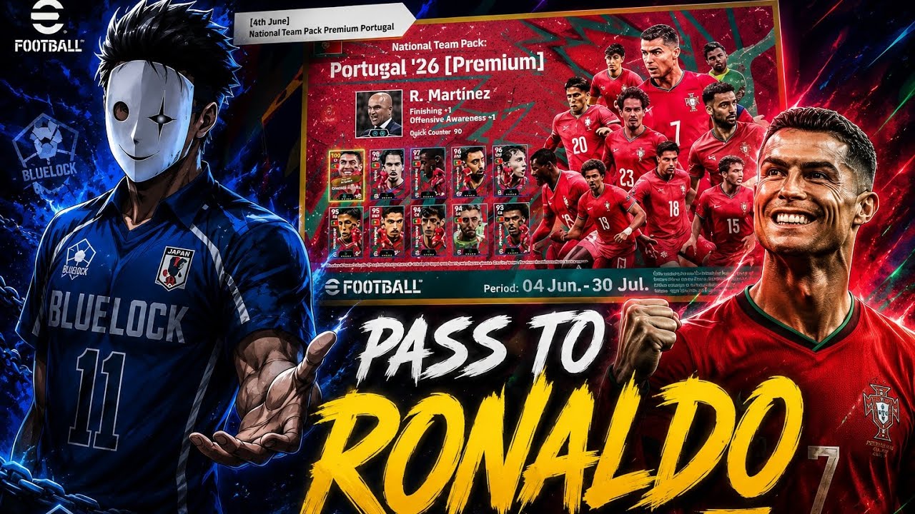 🐐 PASS TO RONALDO? INSTANT QUICK COUNTER GAMEPLAY! 🇵🇹🔥