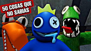 RAINBOW FRIENDS ROBLOX: 50 Cosas que NO SABÍAS | Curiosidades 