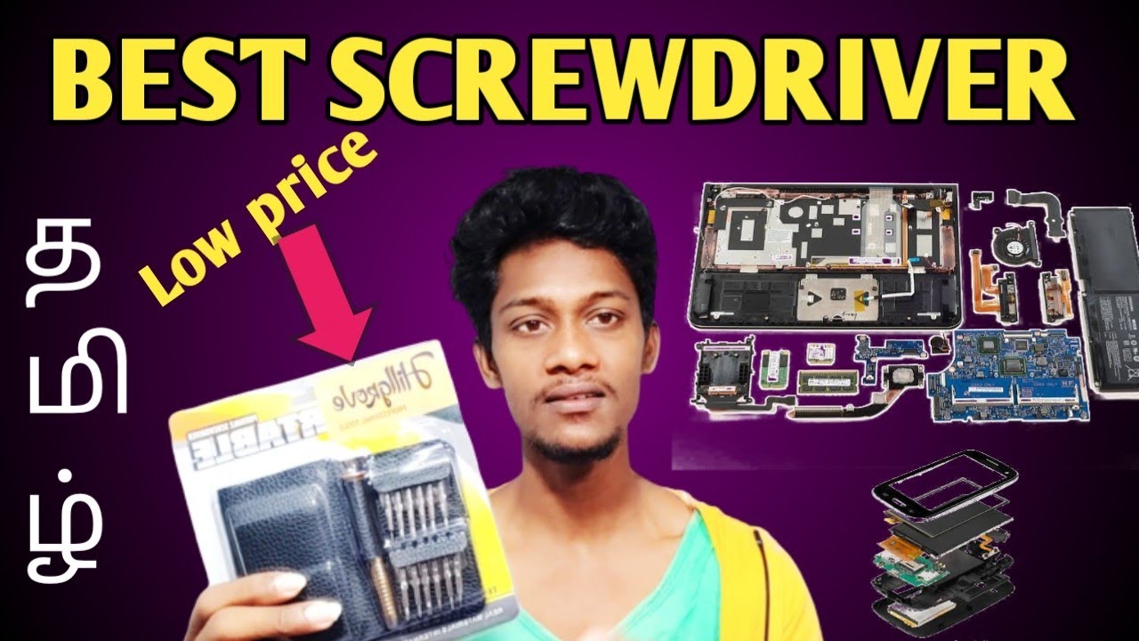 best screwdriver set for laptop repair in  tamil /best pocket screwdriver in laptop mobile service